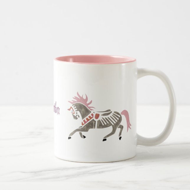 Taza Bicolor Sueños de carrusel (Derecha)
