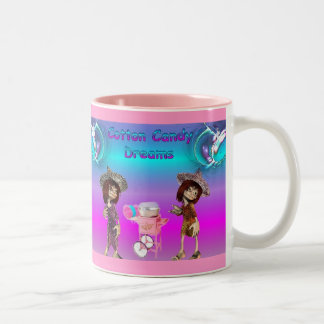 Taza Bicolor Sueños del caramelo de algodón