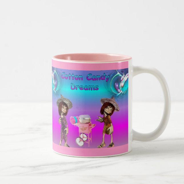 Taza Bicolor Sueños del caramelo de algodón (Derecha)