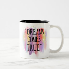 Taza Bicolor Sueños Hechos Realidad