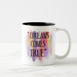 Taza Bicolor Sueños Hechos Realidad