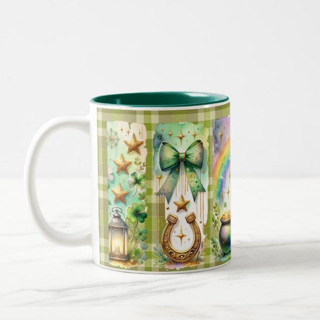 Taza Bicolor Suerte De Los Irlandeses (Izquierda)