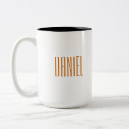 Taza Bicolor Suerte de los irlandeses. Nombre personalizado de 