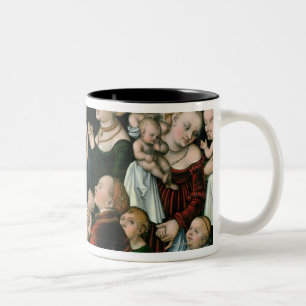 Taza Bicolor Sufra a los pequeños niños para venir a mí, 1538