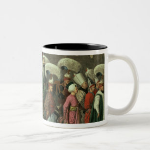 Taza Bicolor Sultán Mahmud II en la procesión, 1809