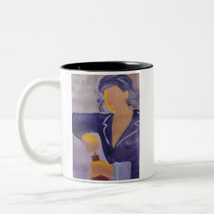 Taza Bicolor Sumiller de vino francés y tazón de vino
