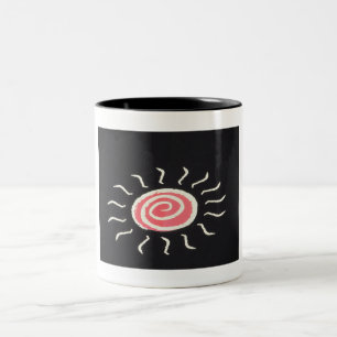 Taza Bicolor Sun Coffee Mug