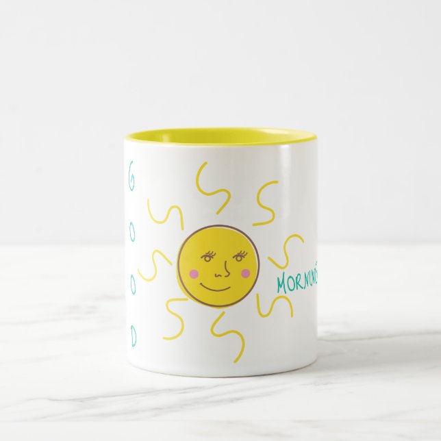 Taza Bicolor Sun Good Morning  (Centro)
