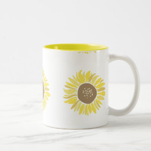 Taza Bicolor Sunflower