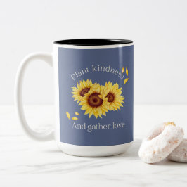 Taza Bicolor Sunflower Kindness Mug