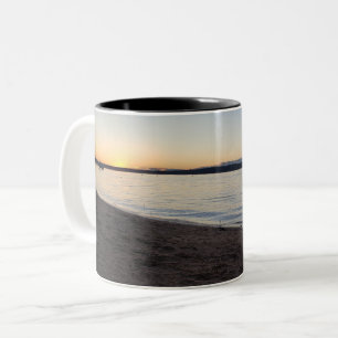 Taza Bicolor Sunrise beach Coffee Mugs