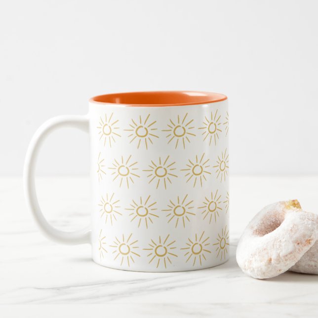 Taza Bicolor Suns (Con donut)