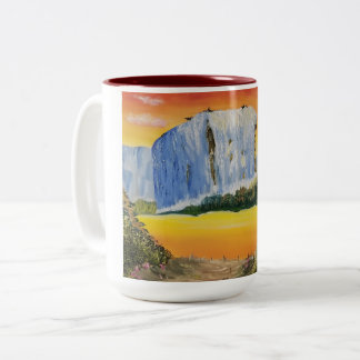 Taza Bicolor Sunset Falls Mug