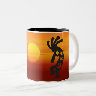 Taza Bicolor Sunset Kokopelli