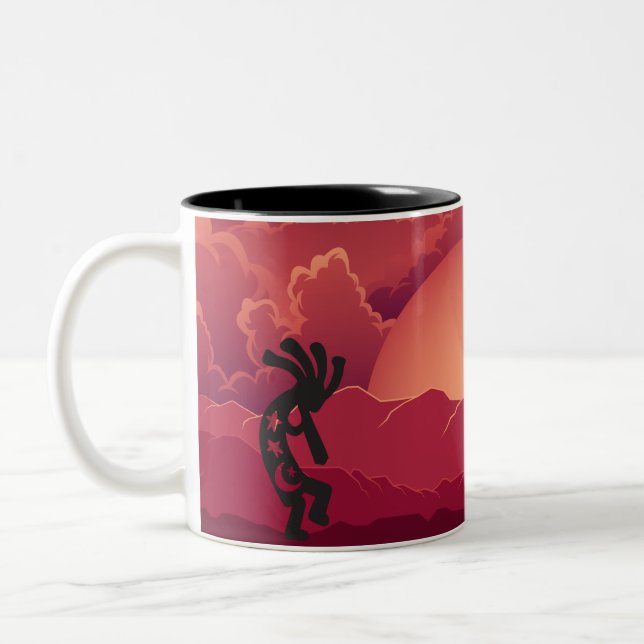 Taza Bicolor Sunset Kokopelli (Izquierda)