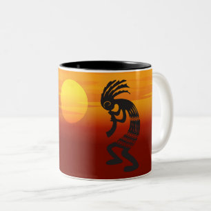 Taza Bicolor Sunset Kokopelli