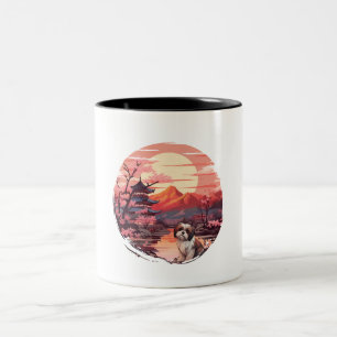 Taza Bicolor Sunset Shih Tzu