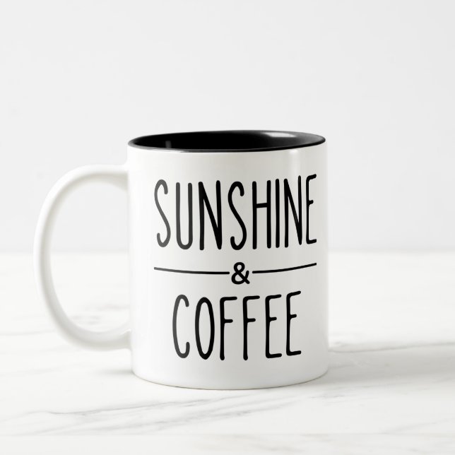 Taza Bicolor Sunshine & Coffee (Izquierda)