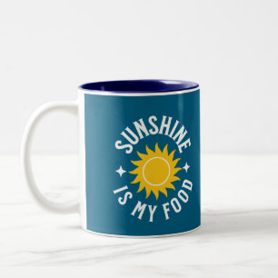TAZA BICOLOR SUNSHINE ES MI COMIDA