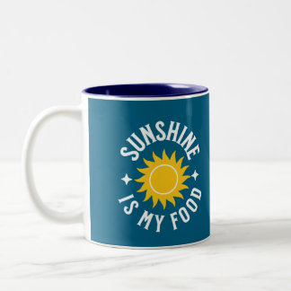 TAZA BICOLOR SUNSHINE ES MI COMIDA