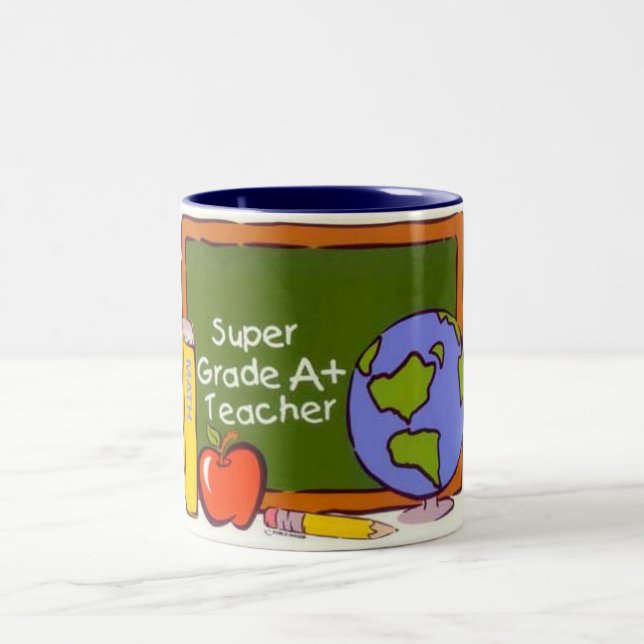 Taza Bicolor Super A+ Mug docente (Centro)