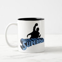 Taza Bicolor Super Dad. Super Papa. Súper Papá