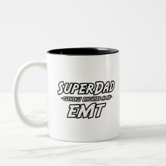 Taza Bicolor Super papá...EMT