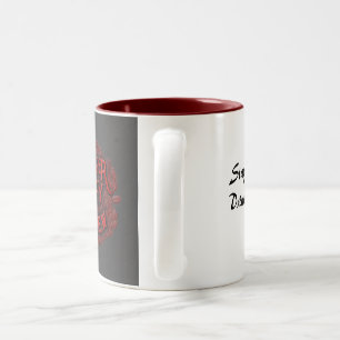 Taza Bicolor Super Spy Brew Coffee Mug