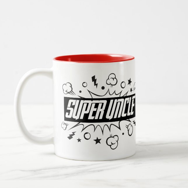 Taza Bicolor Super tío (Izquierda)