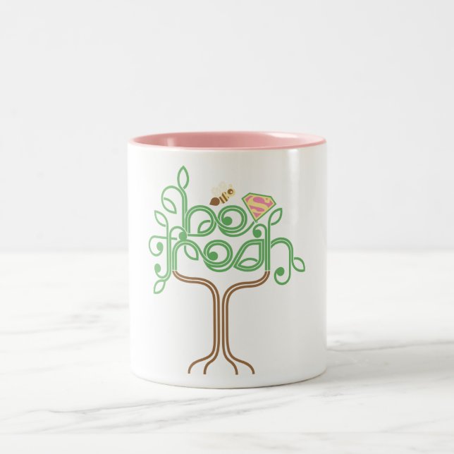 Taza Bicolor Supergirl Be Fresh (Centro)