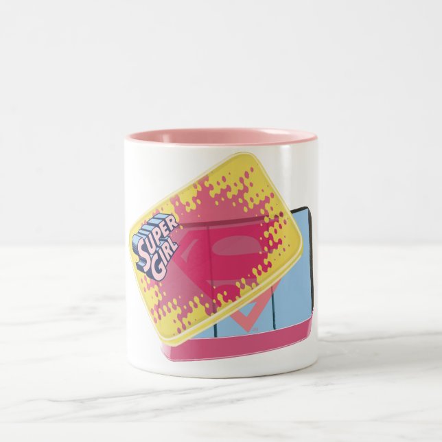 Taza Bicolor Supergirl Box (Centro)