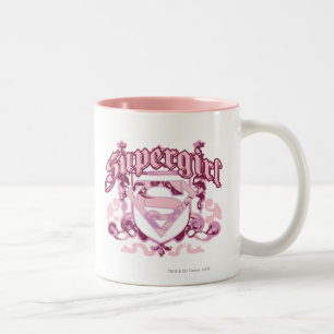 Taza Bicolor Supergirl Crest Design