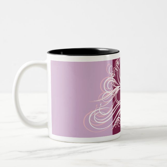 Taza Bicolor Supergirl Flourish Design (Izquierda)