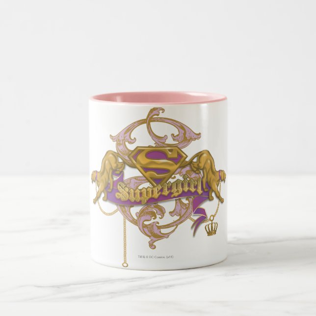 Taza Bicolor Supergirl Golden Cat 2 (Centro)