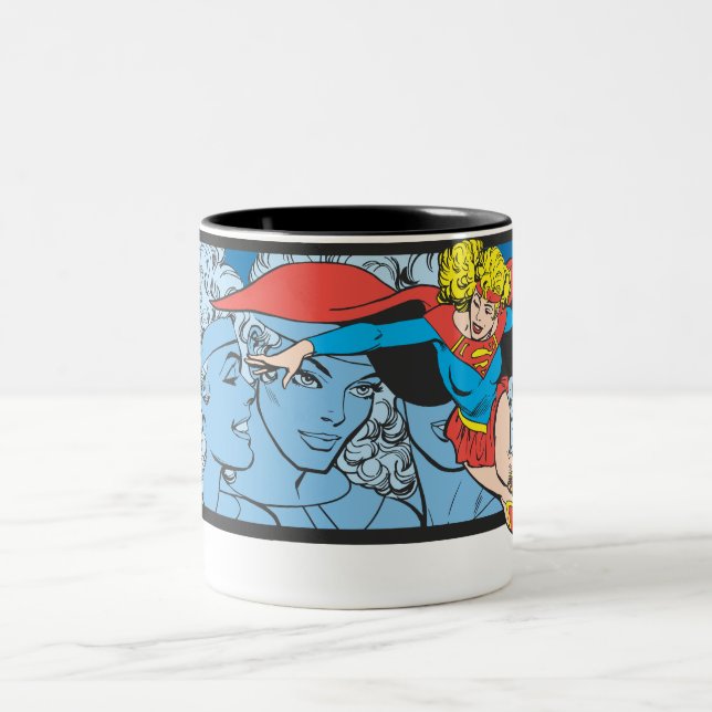 Taza Bicolor Supergirl Head Shots (Centro)