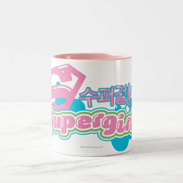 Taza Bicolor Supergirl J-Pop 3 (Centro)