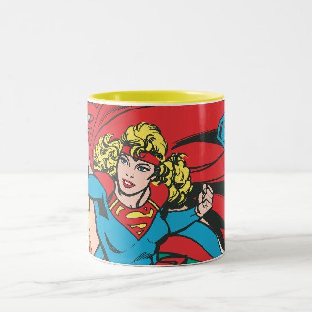 Taza Bicolor Supergirl Love Conquers (Centro)