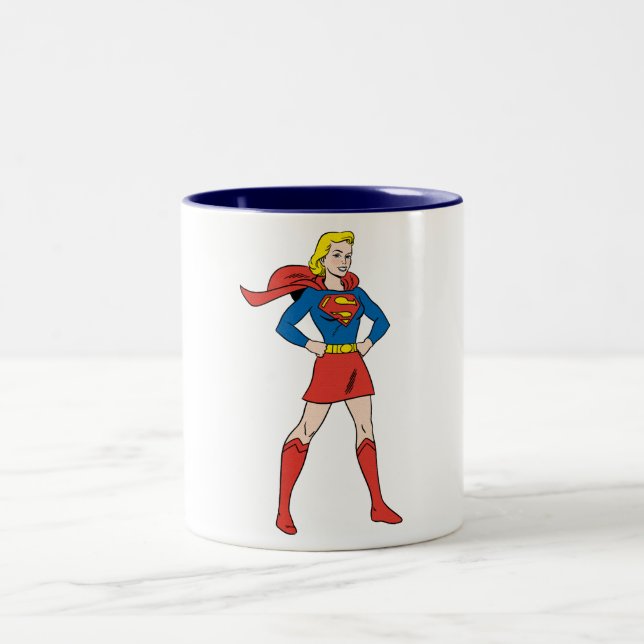 Taza Bicolor Supergirl Pose 7 (Centro)