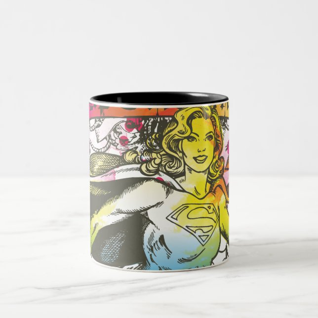 Taza Bicolor Supergirl Power (Centro)