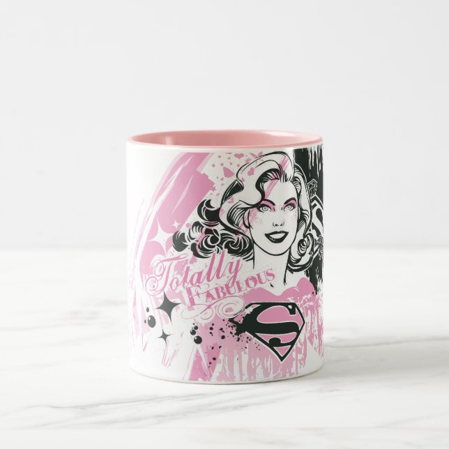 Taza Bicolor Supergirl Totalmente Fabuloso (Centro)