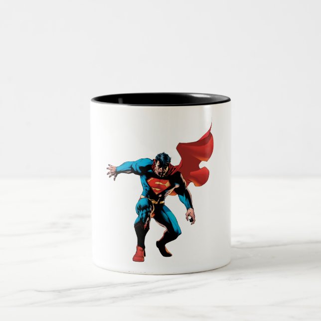 Taza Bicolor Superman a la sombra (Centro)