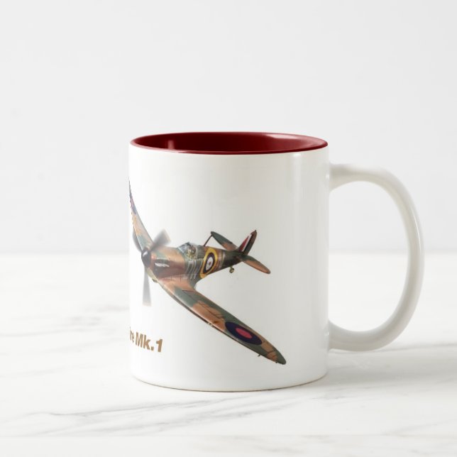 Taza Bicolor Supermarine Spitfire mug (Derecha)