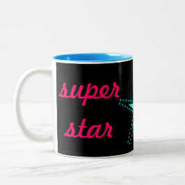 Taza Bicolor Superstar Mom