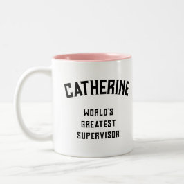 Taza Bicolor Supervisior Más Grande del Mundo