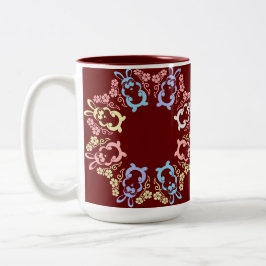Taza Bicolor Supervisor de la caza de huevos