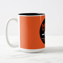 Taza Bicolor Superviviente de esclerosis múltiple Ayuda de ayud