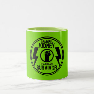 Taza Bicolor Superviviente del trasplante renal