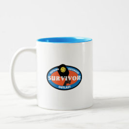 Taza Bicolor Superviviente Pickleball