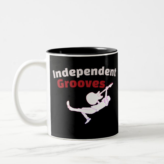Taza Bicolor Surcos Independientes Indie (Izquierda)