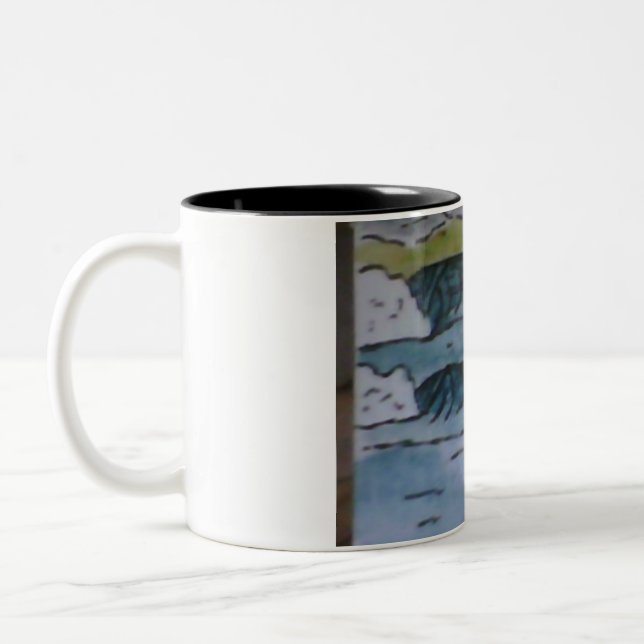 Taza Bicolor Surf Coffee Mug (Izquierda)